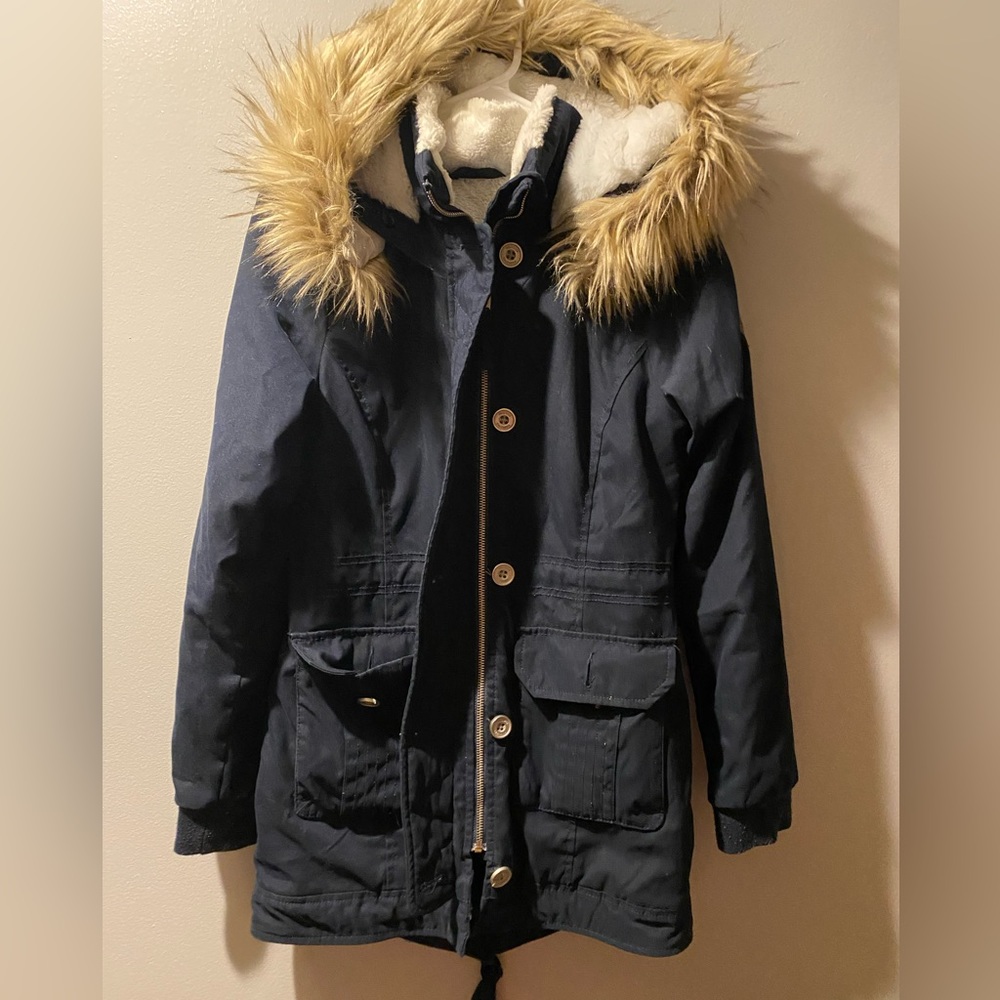 Hollister Winter Coat Black